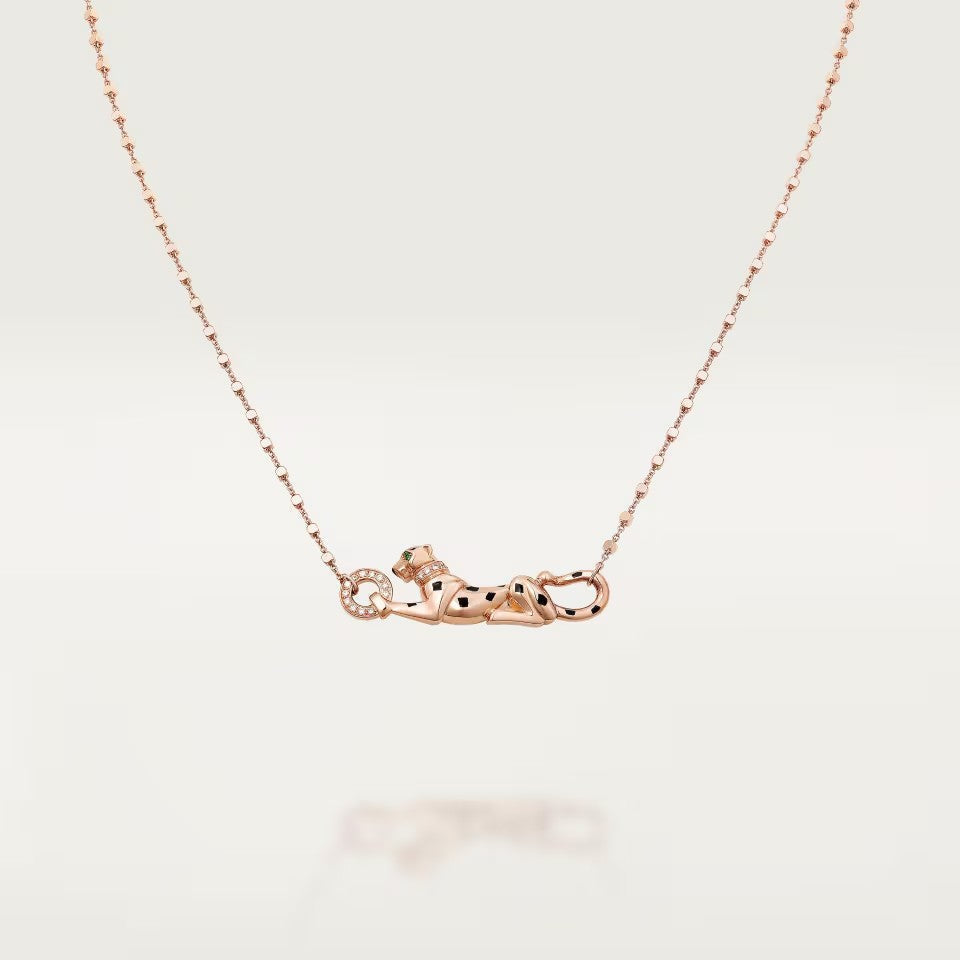 [Stellar Jewelry]PANTHERE FULL DIAMOND NECKLACE