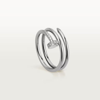 [Stellar Jewelry]JUSTE RING 4.8MM HALF DIAMOND