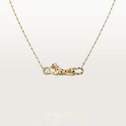[Stellar Jewelry]PANTHERE FULL DIAMOND NECKLACE