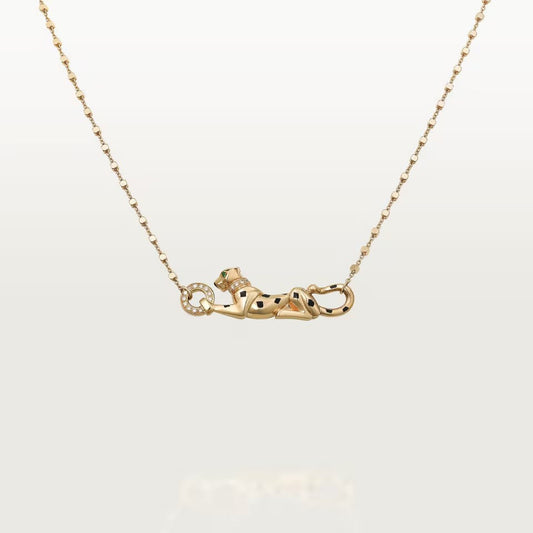 [Stellar Jewelry]PANTHERE FULL DIAMOND NECKLACE
