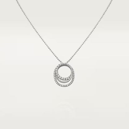 [Stellar Jewelry]ETINCELLE  FULL DIAMOND NECKLACE