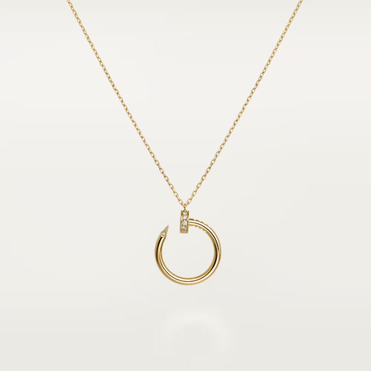 [Stellar Jewelry]JUSTE NECKLACE HALF DIAMOND