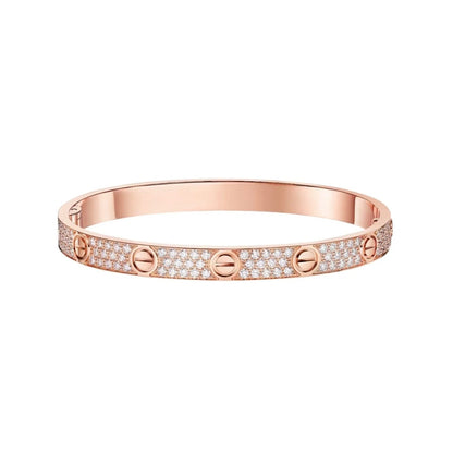 [Stellar Jewelry]LOVE BRACELET 6.1MM DIAMOND-PAVED