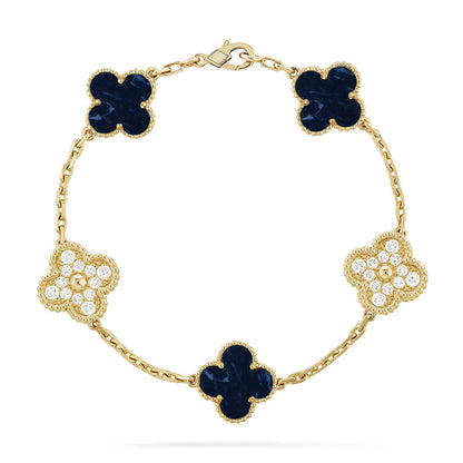 [Stellar Jewelry]CLOVER 5 MOTIF PIETERSITE BRACELET COLLECTION