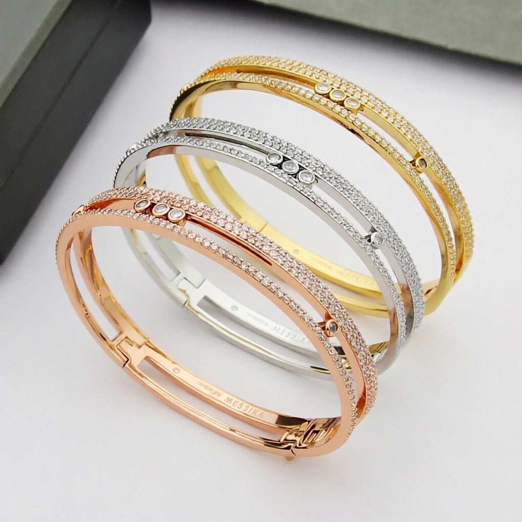 [Stellar Jewelry]Move Romane pavé bangle