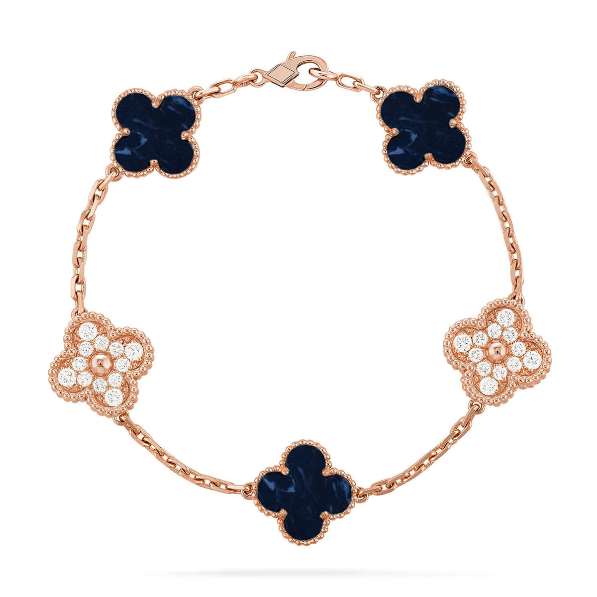 [Stellar Jewelry]CLOVER 5 MOTIF PIETERSITE BRACELET COLLECTION
