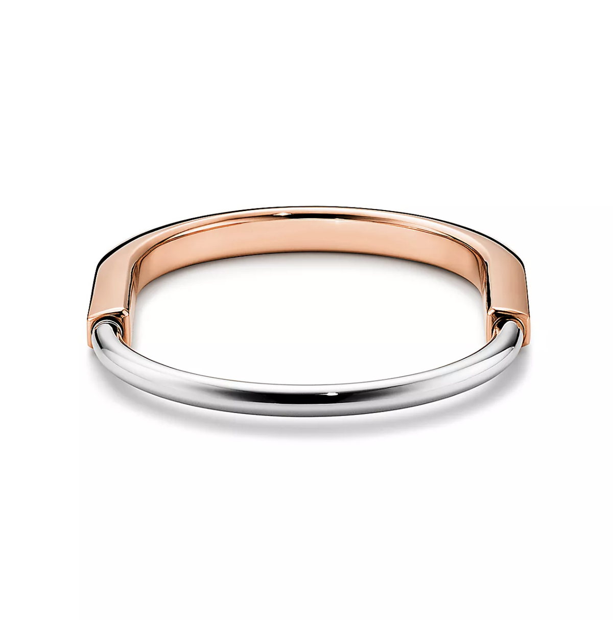 [Stellar jewels]LOCK BRACELET ROSE AND WHITE GOLD