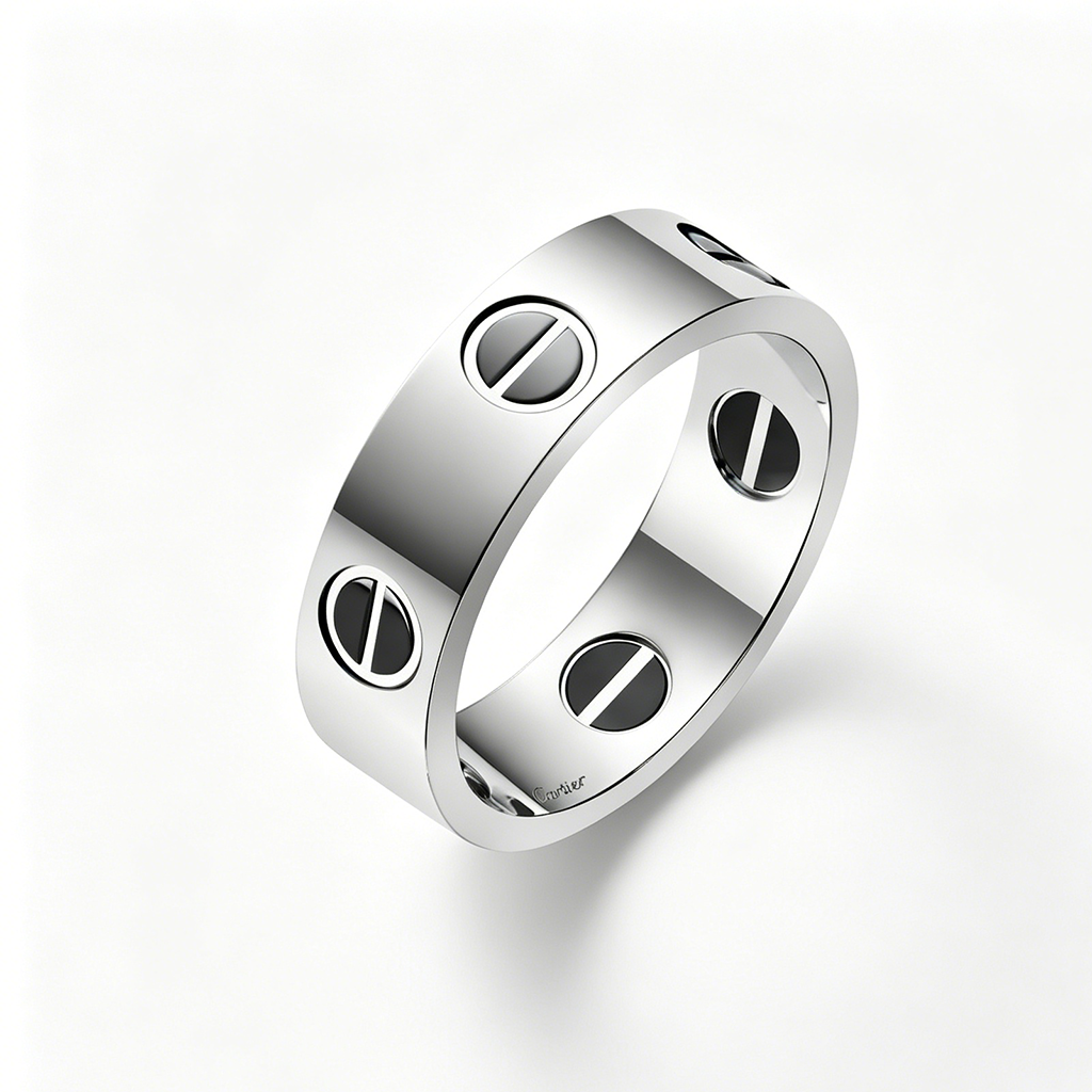 [Stellar Jewelry]LOVE RING 5.5MM NO DIAMONDS  CERAMIC