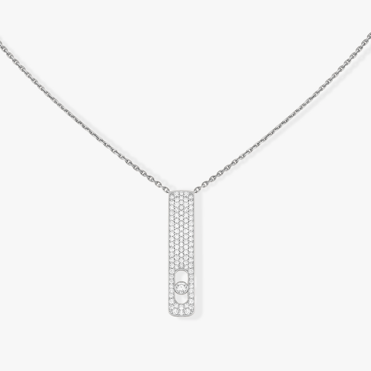 [Stellar Jewelry]MY FIRST DIAMOND PAVED NECKLACE