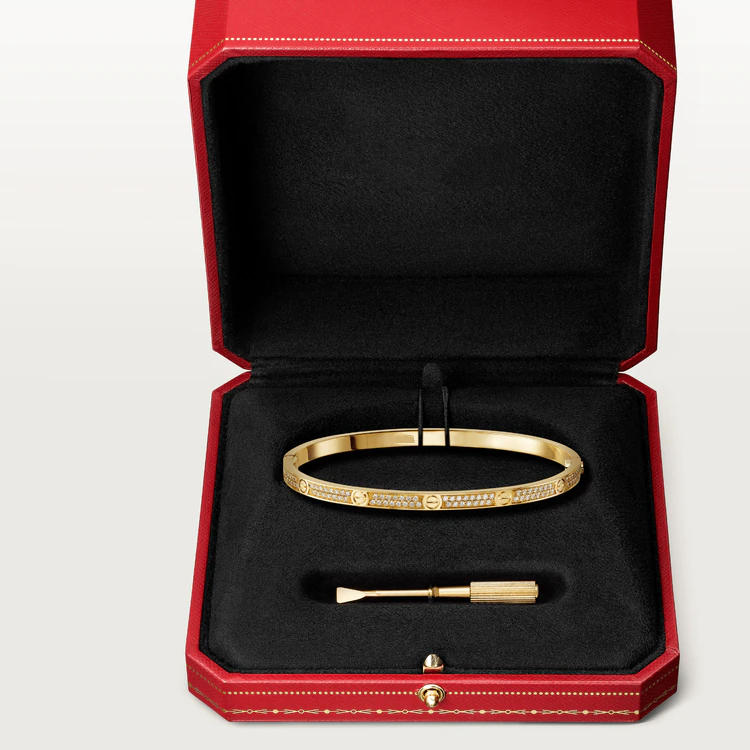 [Stellar Jewelry]LOVE BRACELET 3.65MM DIAMOND-PAVED