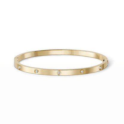 [Stellar Jewelry]LOVE BRACELET 3.65MM 10 DIAMONDS
