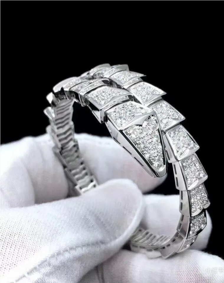 [Stellar Jewelry]SERPENTI BRACELET 8MM PINK GOLD DIAMOND