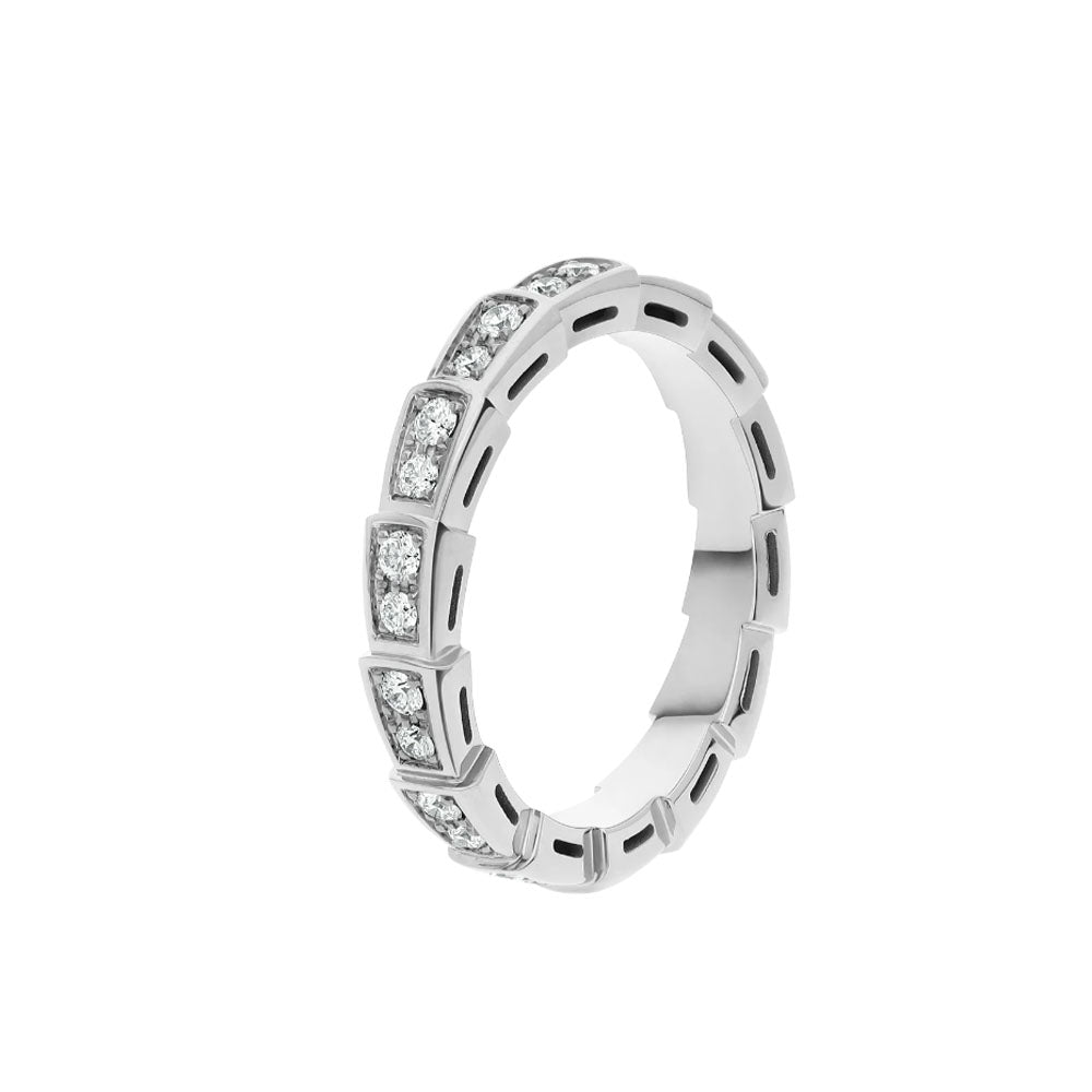 [Stellar Jewelry]SERPENTI RING SILVER DIAMOND PAVED 3MM