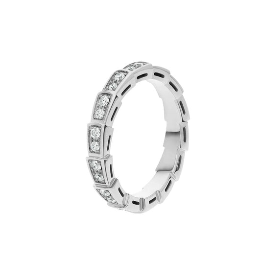 [Stellar Jewelry]SERPENTI RING SILVER DIAMOND PAVED 3MM