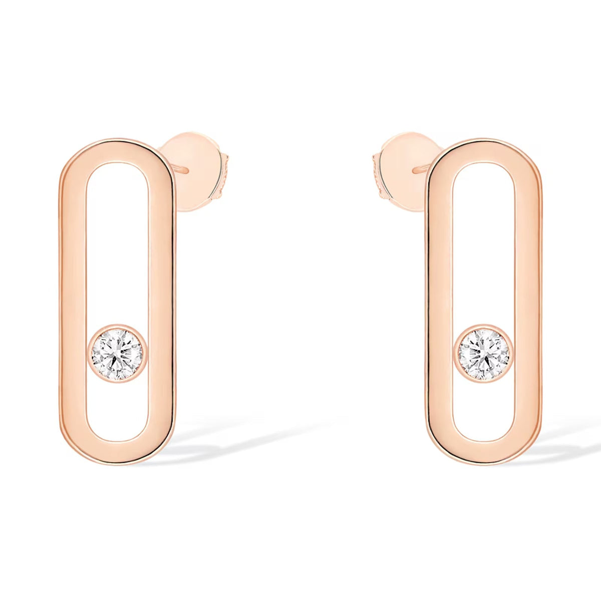 [Stellar Jewelry]MOVE UNO SMALL 1 DIAMOND EARRINGS