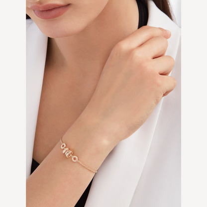[Stellar Jewelry]ZERO 1 SOFT PINK GOLD BRACELET