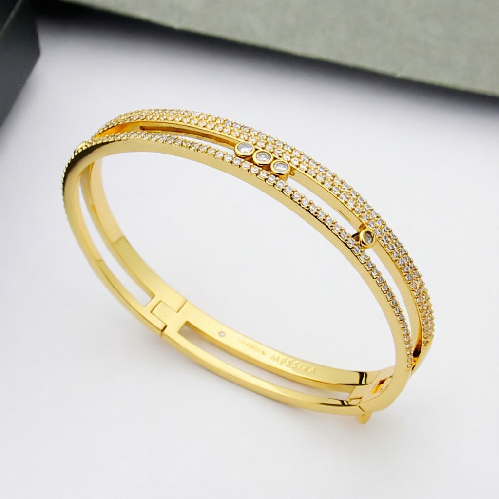 [Stellar Jewelry]Move Romane pavé bangle