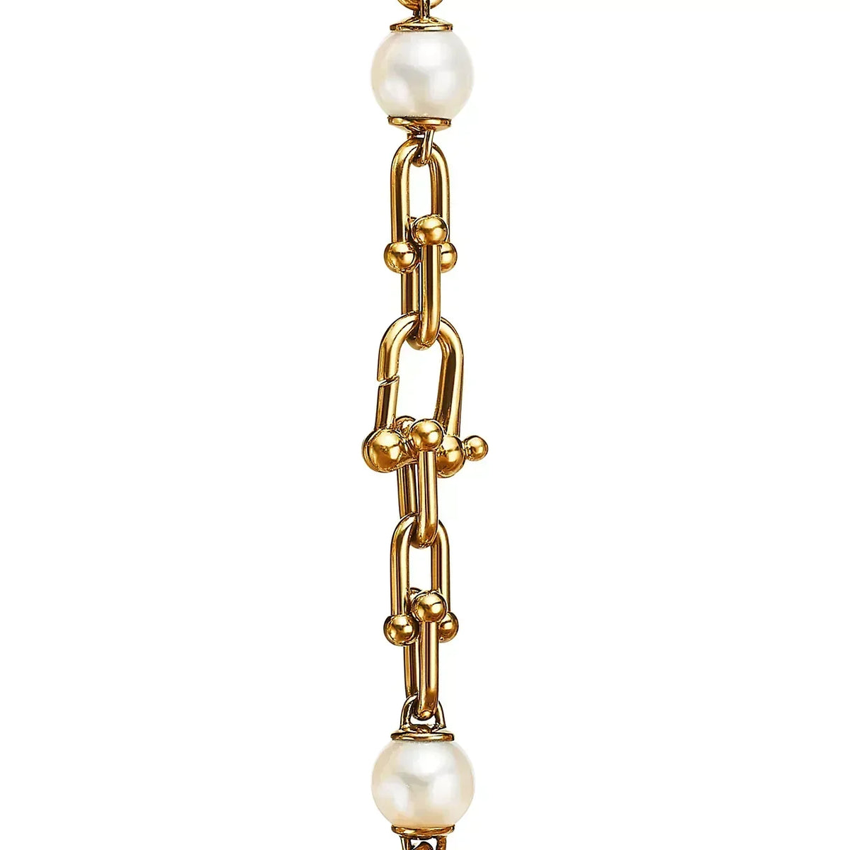 [Stellar jewels]LINK BRACELET GOLD WITH FRESHWATER PEARLS