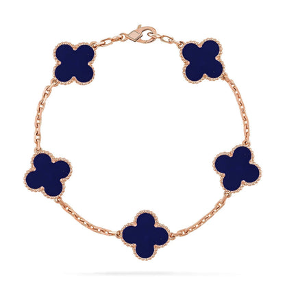 [Stellar Jewelry]CLOVER 5 MOTIF LAPIS LAZULI BRACELET COLLECTION