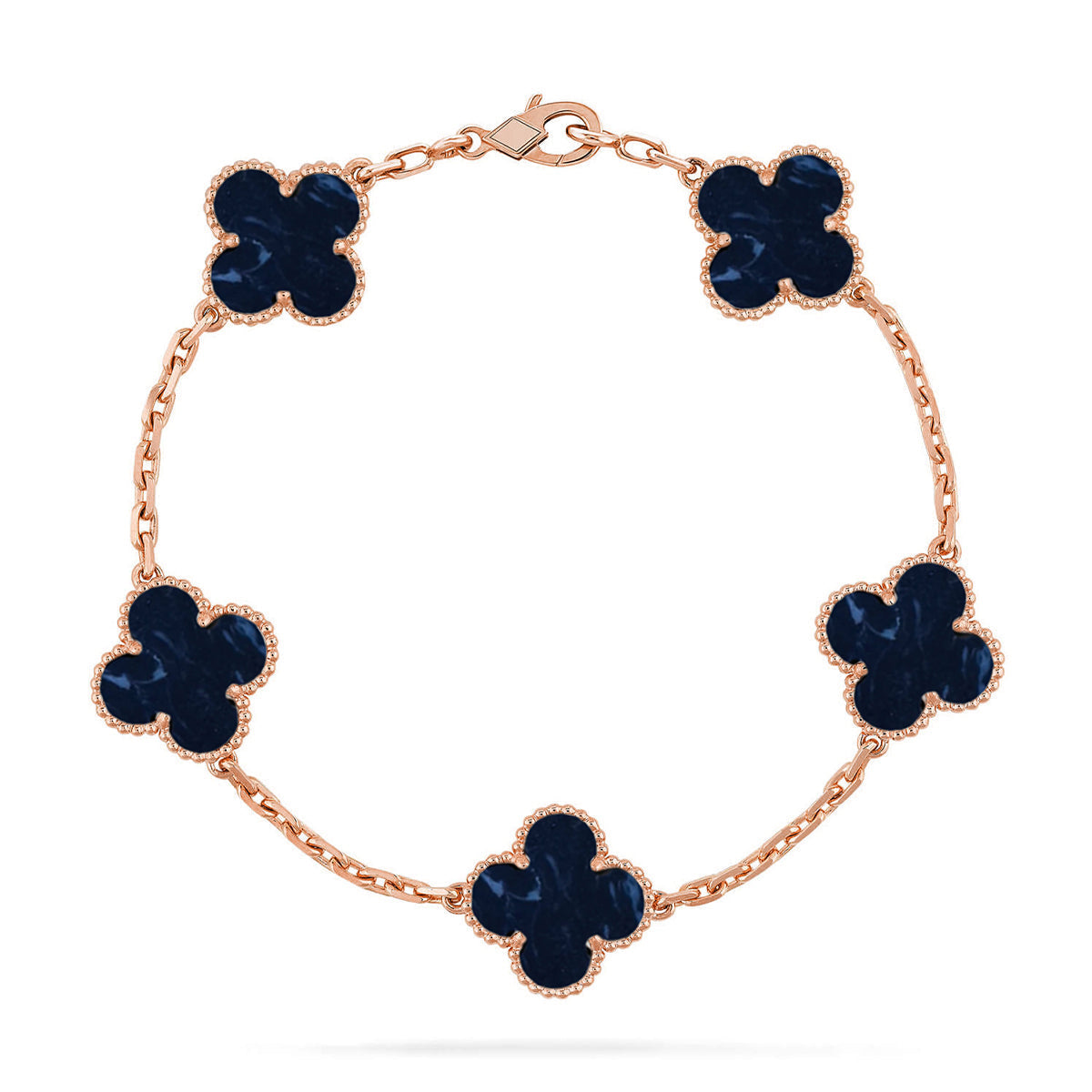 [Stellar Jewelry]CLOVER 5 MOTIF PIETERSITE BRACELET COLLECTION