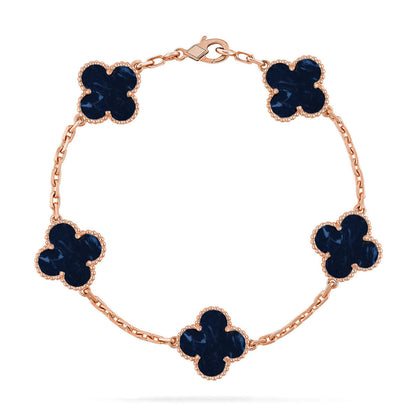 [Stellar Jewelry]CLOVER 5 MOTIF PIETERSITE BRACELET COLLECTION