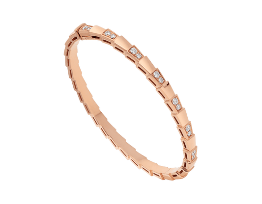 [Stellar Jewelry]SERPENTI SMALL BRACELET PINK GOLD DIAMOND