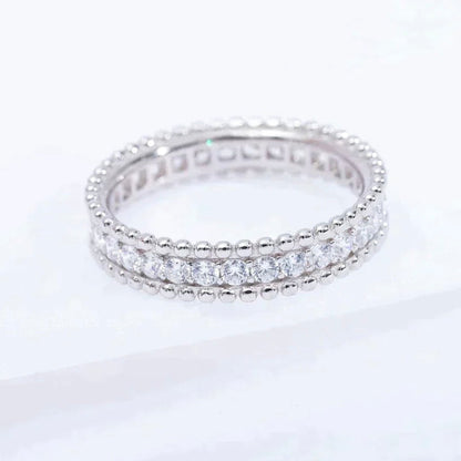 [Stellar Jewelry]PERLEE DIAMOND SILVER RING