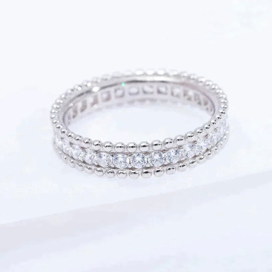 [Stellar Jewelry]PERLEE DIAMOND SILVER RING