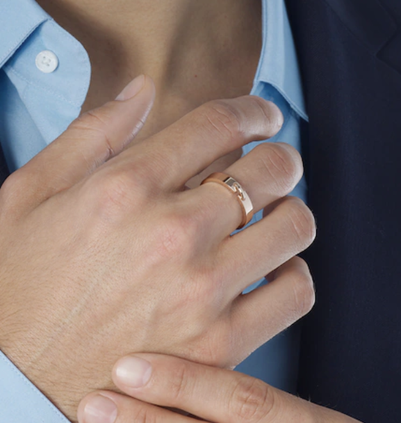 [Stellar Jewelry]ALLIANCE LIENS VIDENCE 4MM RING