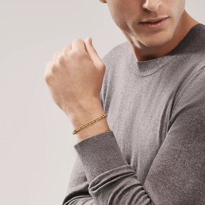 [Stellar jewels]HARDWEAR SMALL LINK 26 MOTIF GOLD BRACELET