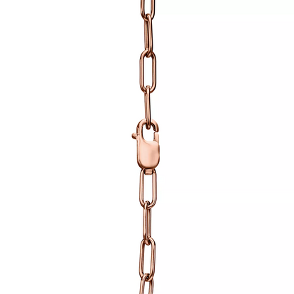 [Stellar jewels]LOCK SMALL PENDANT PINK DIAMOND PINK GOLD NECKLACE