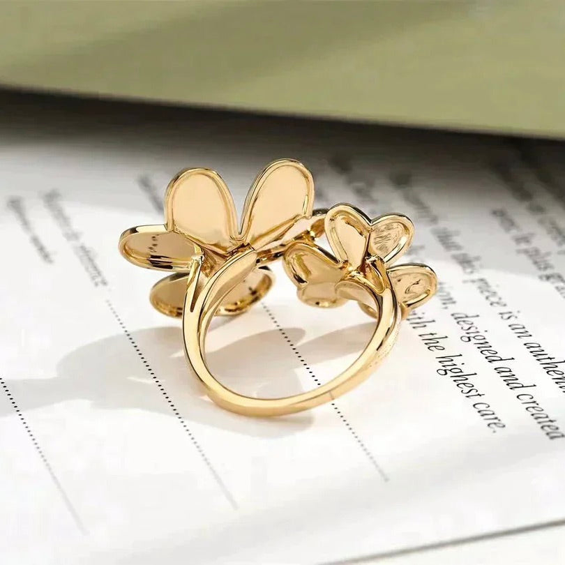 [Stellar Jewelry]CLOVER COMOS GOLD DIAMOND RING