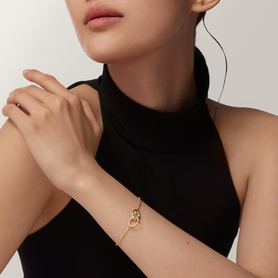 [Stellar Jewelry]LOVE BRACELET DOUBLE RING