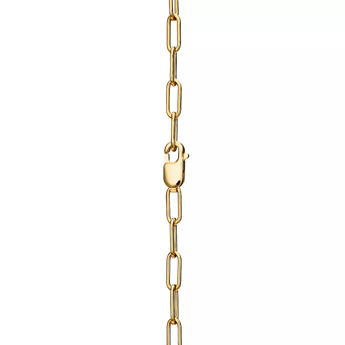 [Stellar jewels]LOCK NECKLACE MEDIUM PENDANT GOLD PAVED DIAMONDS
