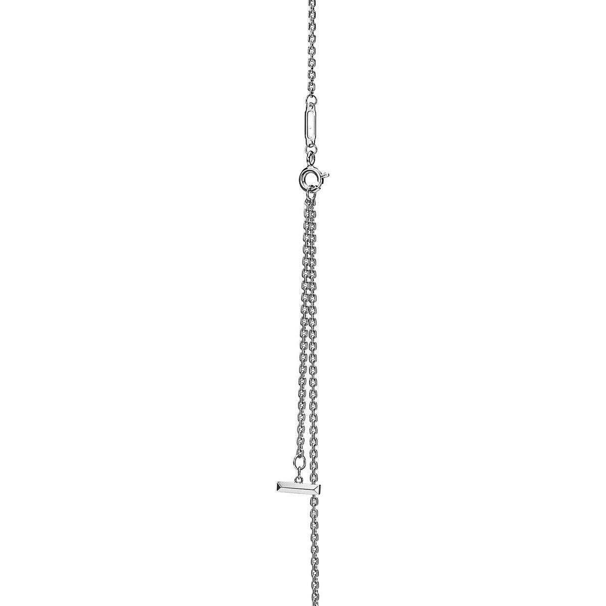 [Stellar jewels]T CIRCLE PENDENT SILVER NECKLACE