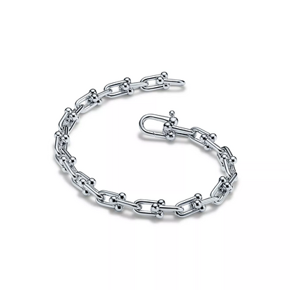 [Stellar jewels]HARDWEAR SMALL LINK 26 MOTIF SILVER BRACELET