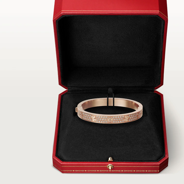 [Stellar Jewelry]LOVE BRACELET 6.1MM DIAMOND-PAVED