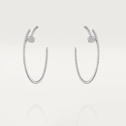 [Stellar Jewelry]JUSTE EARRINGS FULL DIAMONDS 1.8MM