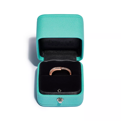 [Stellar jewels]LOCK RING PINK GOLD DIAMOND PAVED