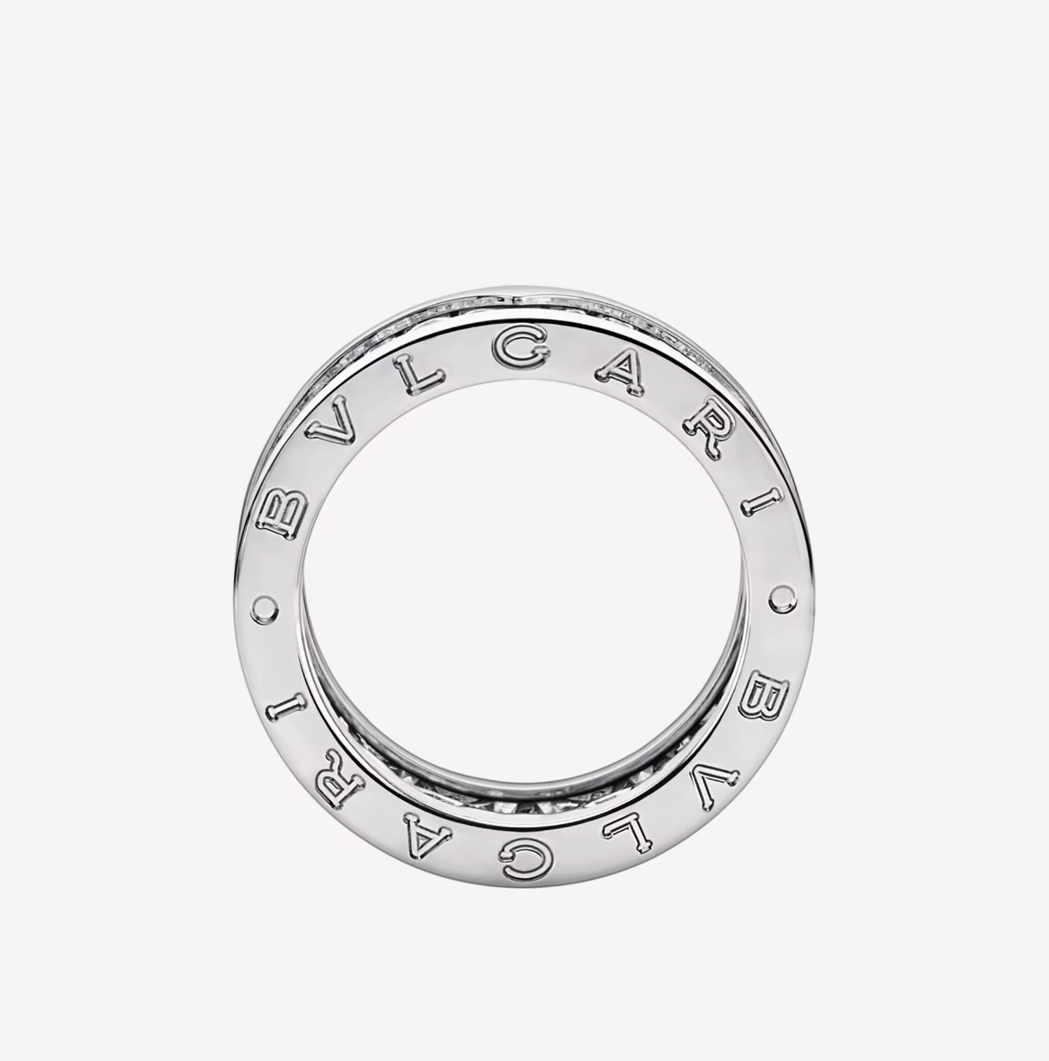 [Stellar Jewelry]ZERO 1 WITH PAVED DIAMONDS ON THE SPIRAL RING