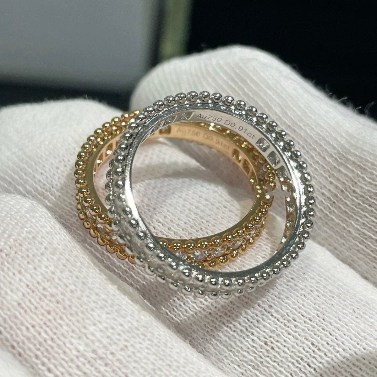 [Stellar Jewelry]PERLEE DIAMOND ROSE GOLD RING