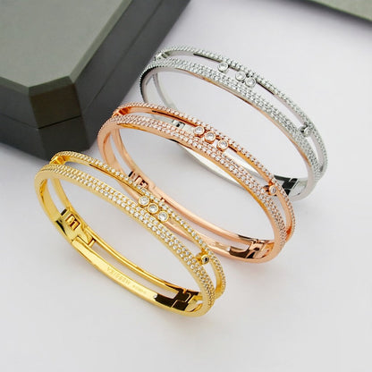 [Stellar Jewelry]Move Romane pavé bangle