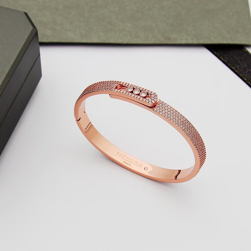 [Stellar Jewelry]Move Noa Full Pavé Diamond Bangle Bracelet
