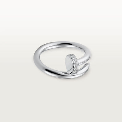 [Stellar Jewelry]JUSTE RING 2.6MM HALF DIAMOND