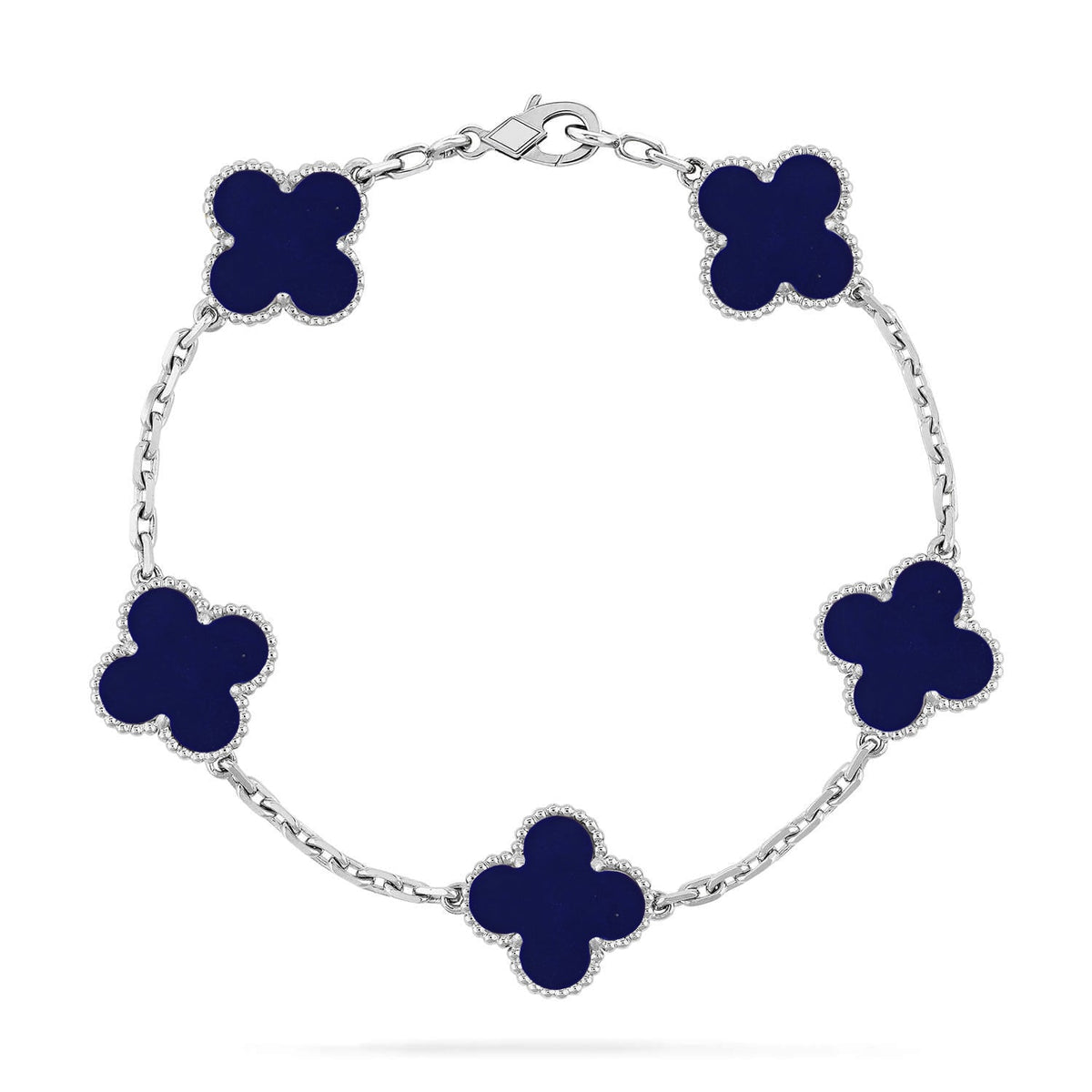 [Stellar Jewelry]CLOVER 5 MOTIF LAPIS LAZULI BRACELET COLLECTION
