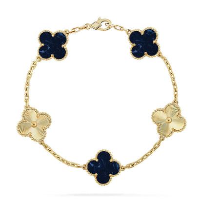 [Stellar Jewelry]CLOVER 5 MOTIF PIETERSITE BRACELET COLLECTION