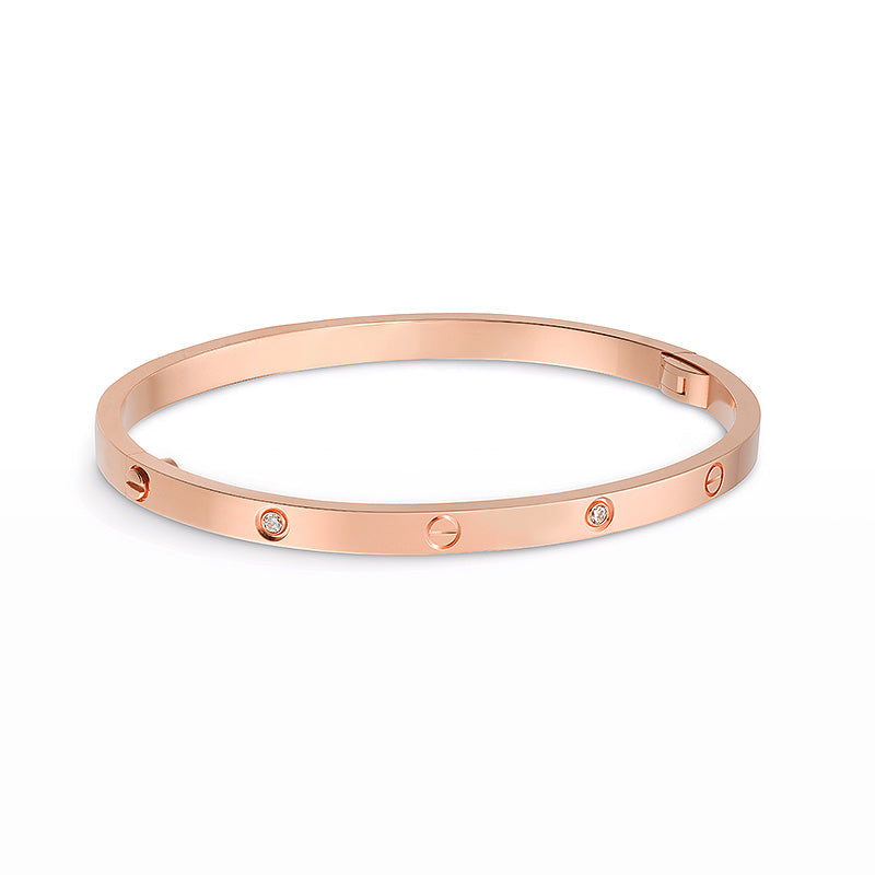 [Stellar Jewelry]LOVE BRACELET 3.65MM 6 DIAMONDS