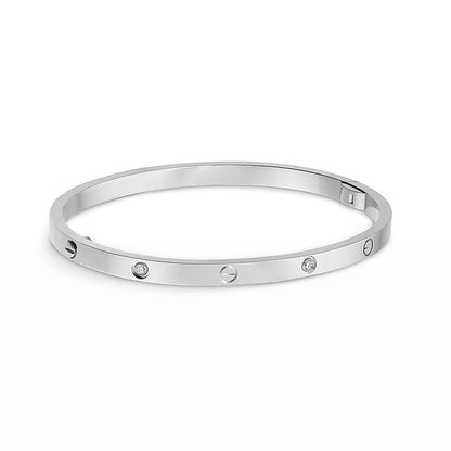 [Stellar Jewelry]LOVE BRACELET 3.65MM 6 DIAMONDS