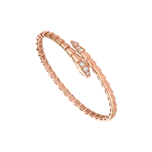 [Stellar Jewelry]SERPENTI BRACELET DIAMONDS PINK GOLD