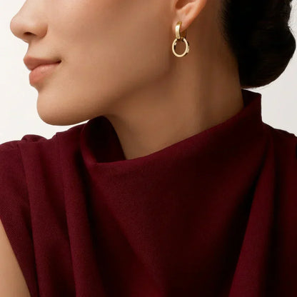 [Stellar Jewelry]LOVE 3.3MM DANGLE EARRINGS